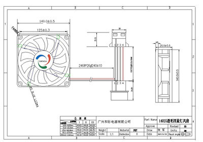 批發超靜音機箱風扇 探索14025透明藍光風扇的散熱魅力
